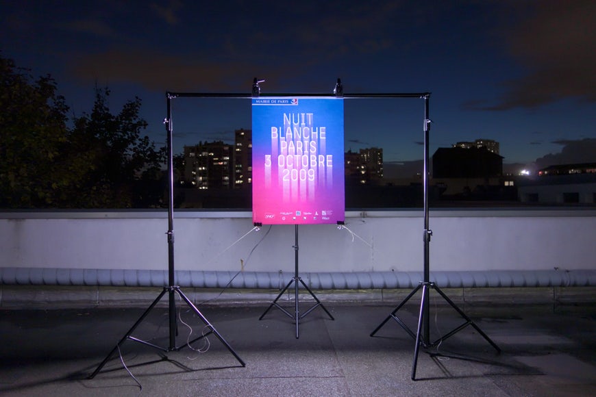 Poster de la nuit Blanche 2009