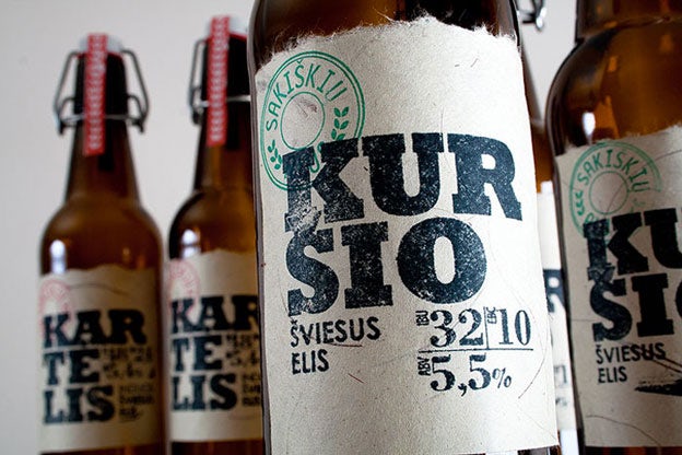 Saskiskiu Alus DIY stamp beer labels