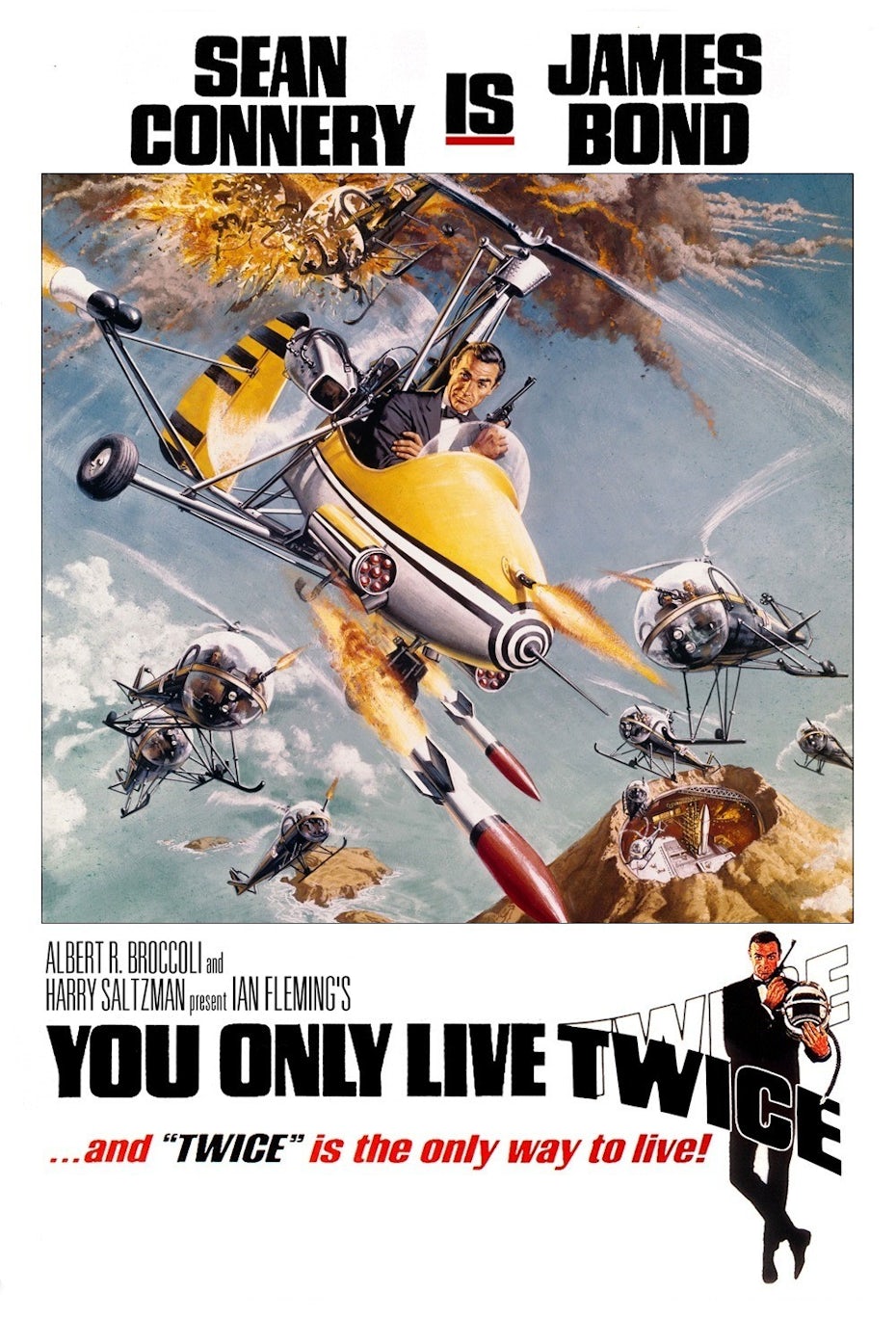 You only live Twice affiche