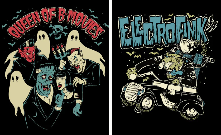 The insane and twisted world of Horror Rudey - 99designs