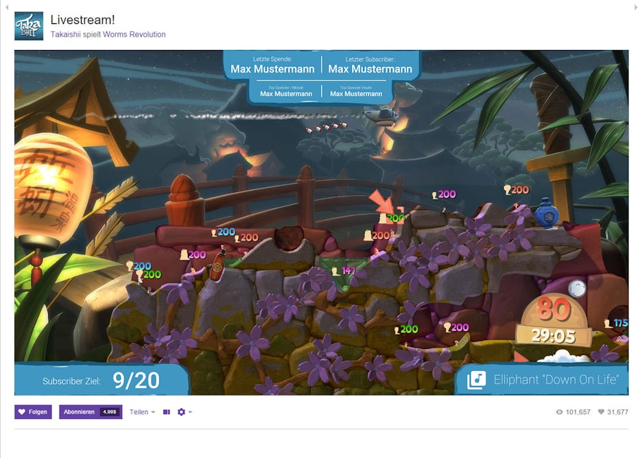1 twitch overlay design