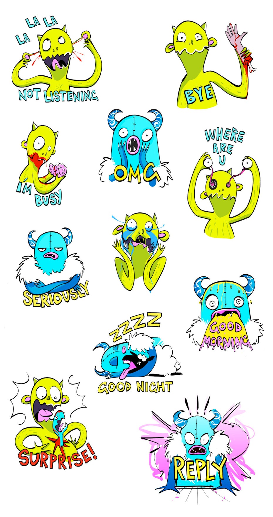 10 sticker design