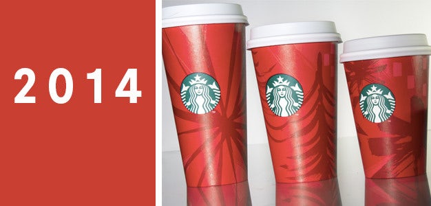 2014 starbucks holiday cup