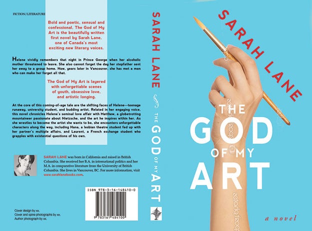 Buchcover-Design „The God of my Art“
