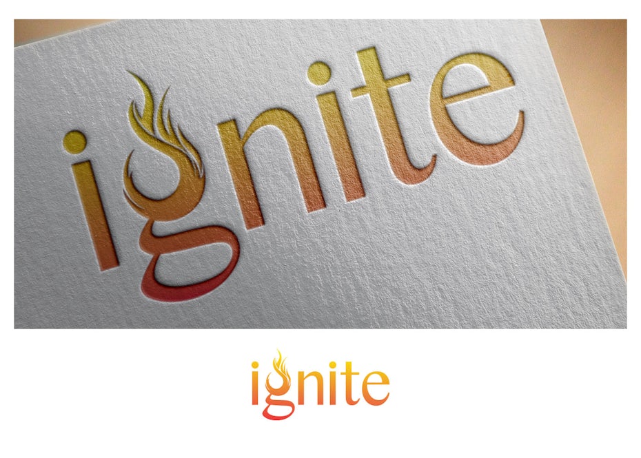 9 ignite logo entwurf