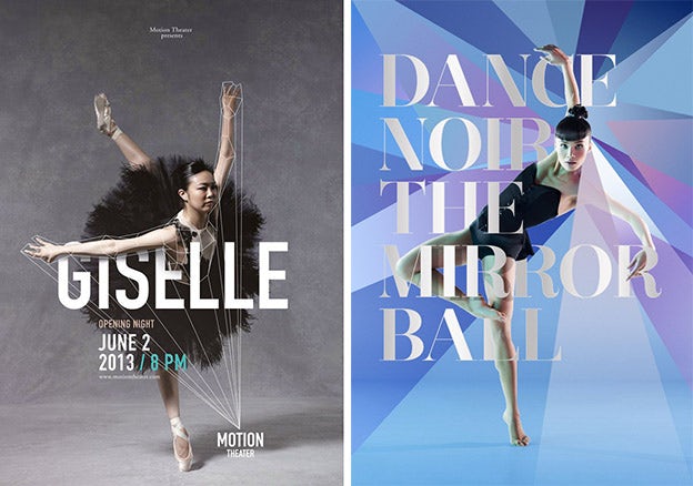 Low-Poly Art: Dance Posters