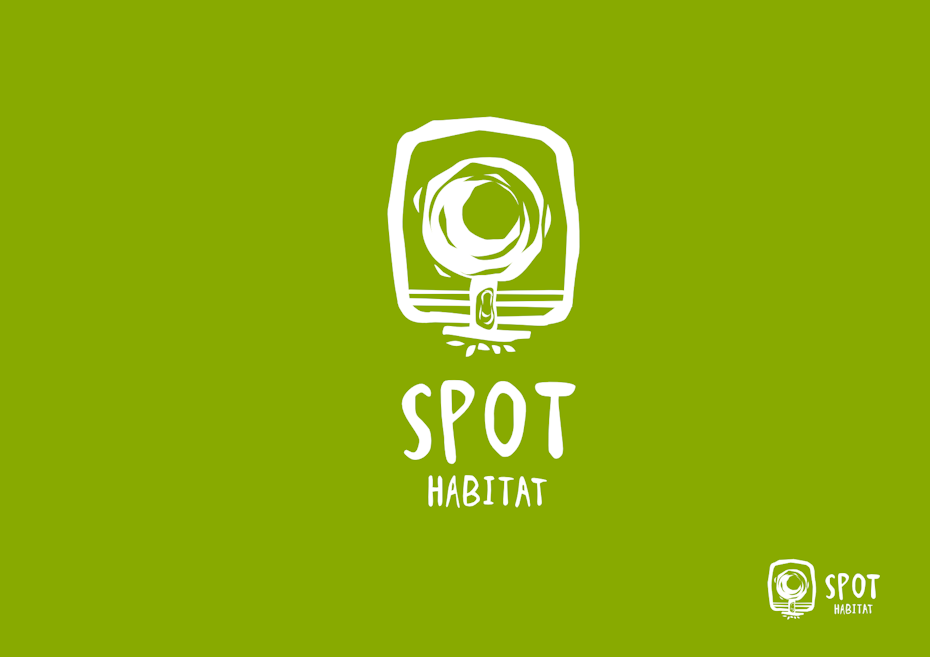Logo écolo réalisé pour Spot habitat