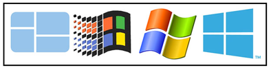 Exemples de refonte de logo microsoft