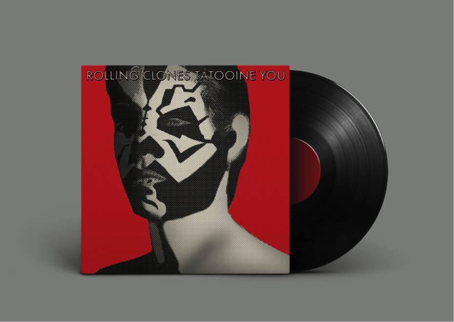 Pochette d'album rolling clones tatooine you