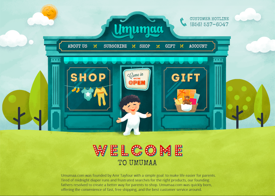 shop gift webdesign