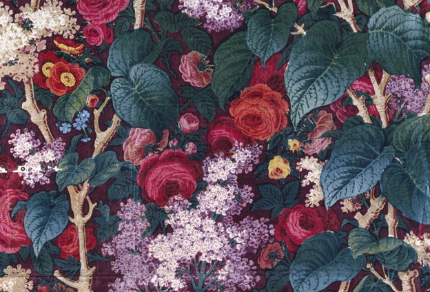 Victorian furnishing fabric