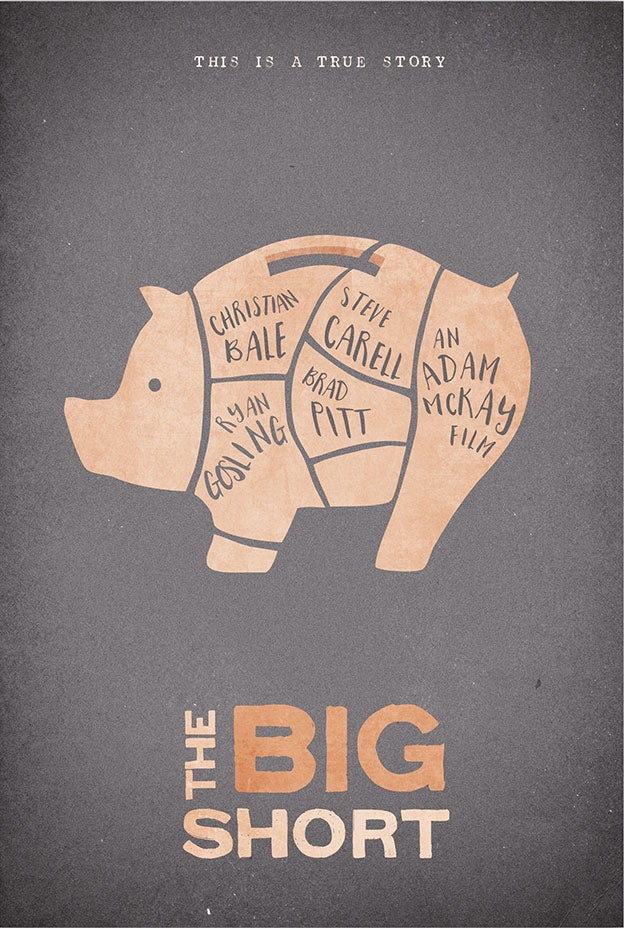 The Big Short minimal movie poster