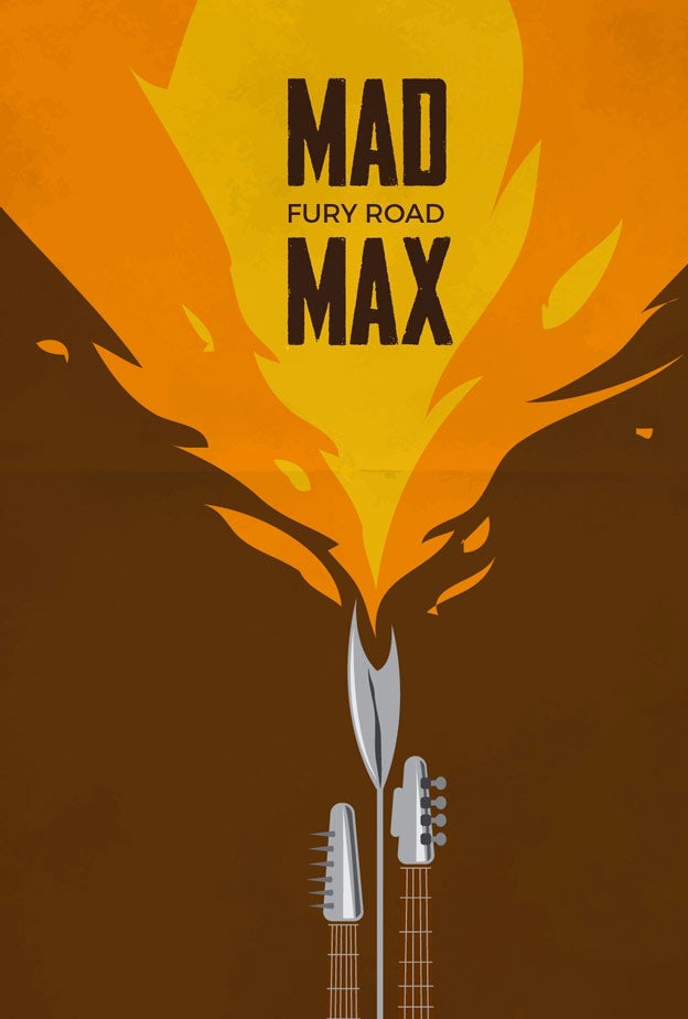 Mad Max minimal movie poster