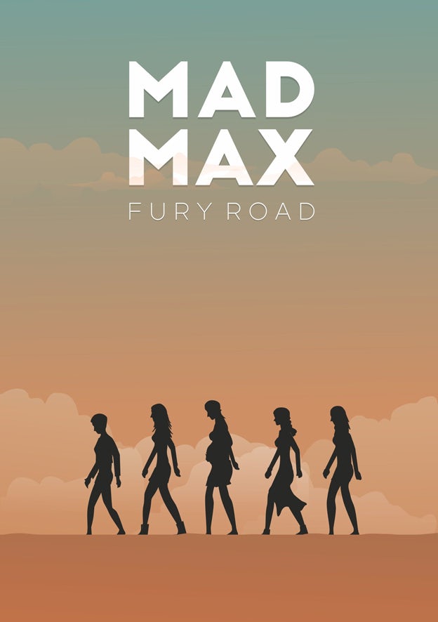 Mad Max minimal movie poster
