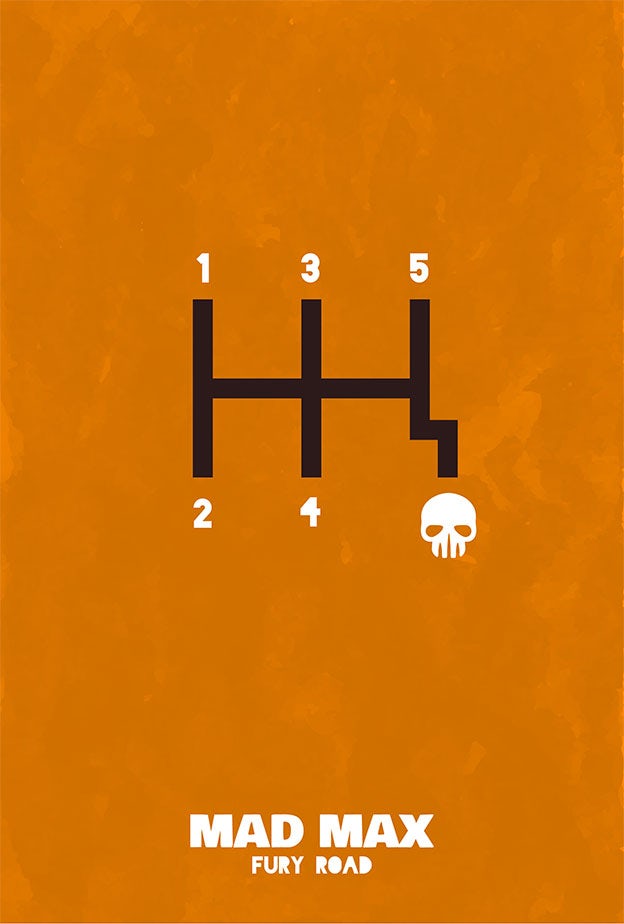 Mad Max minimal movie poster