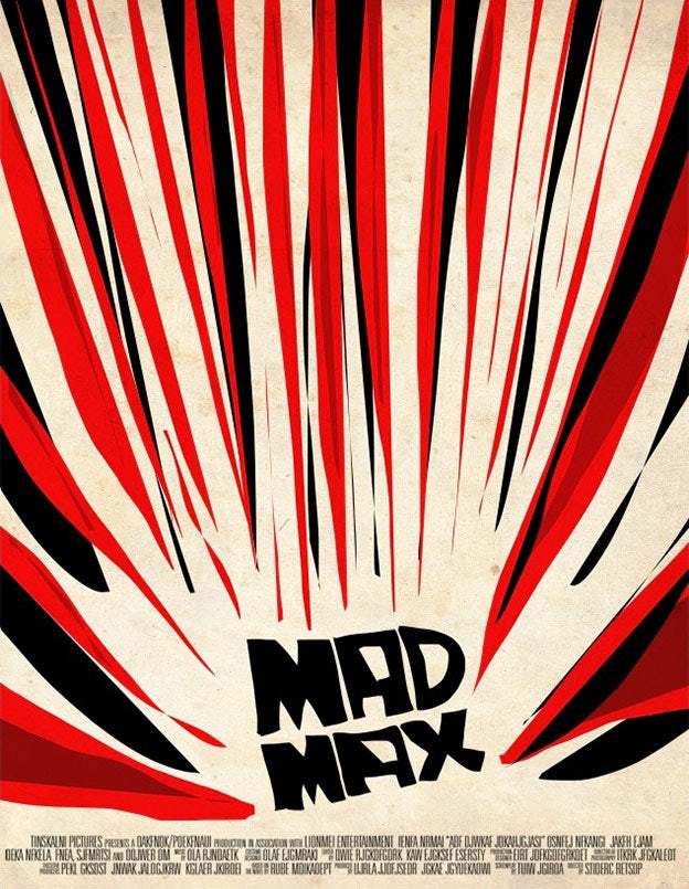 Mad Max movie poster reimagined