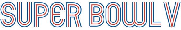 Super Bowl V logo