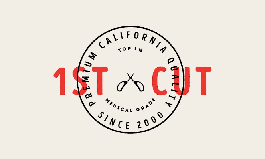 Dave Roach's logo design for 1stcut