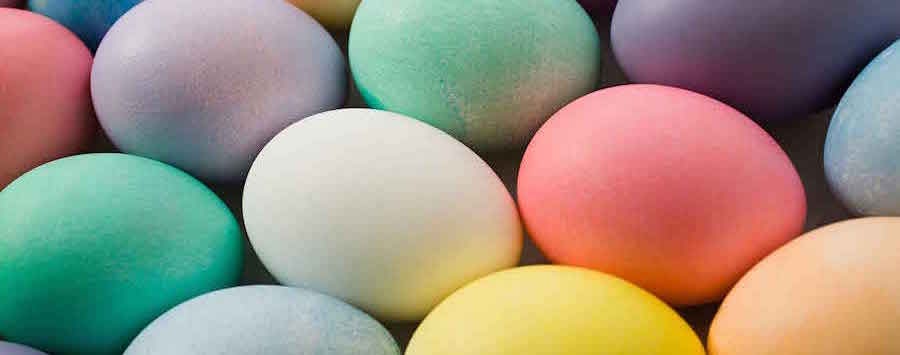 Colorful Easter eggs