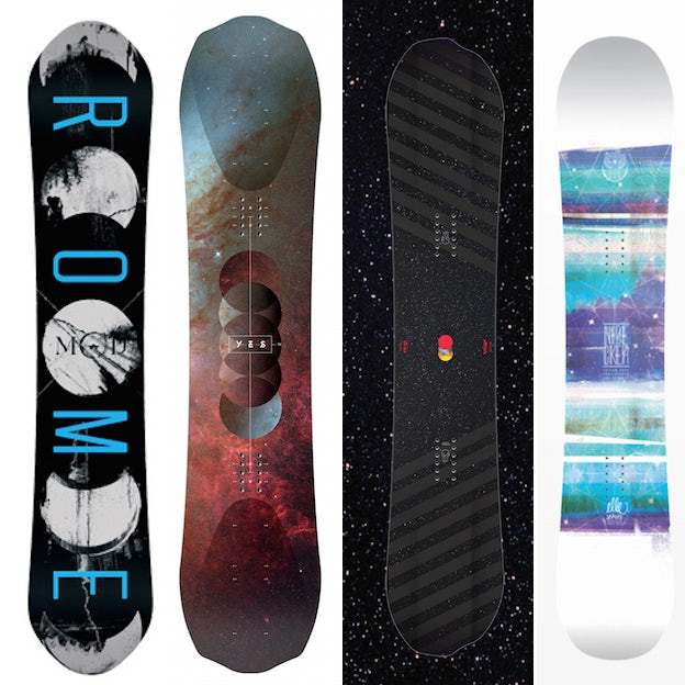 Snowboard design trend: Space