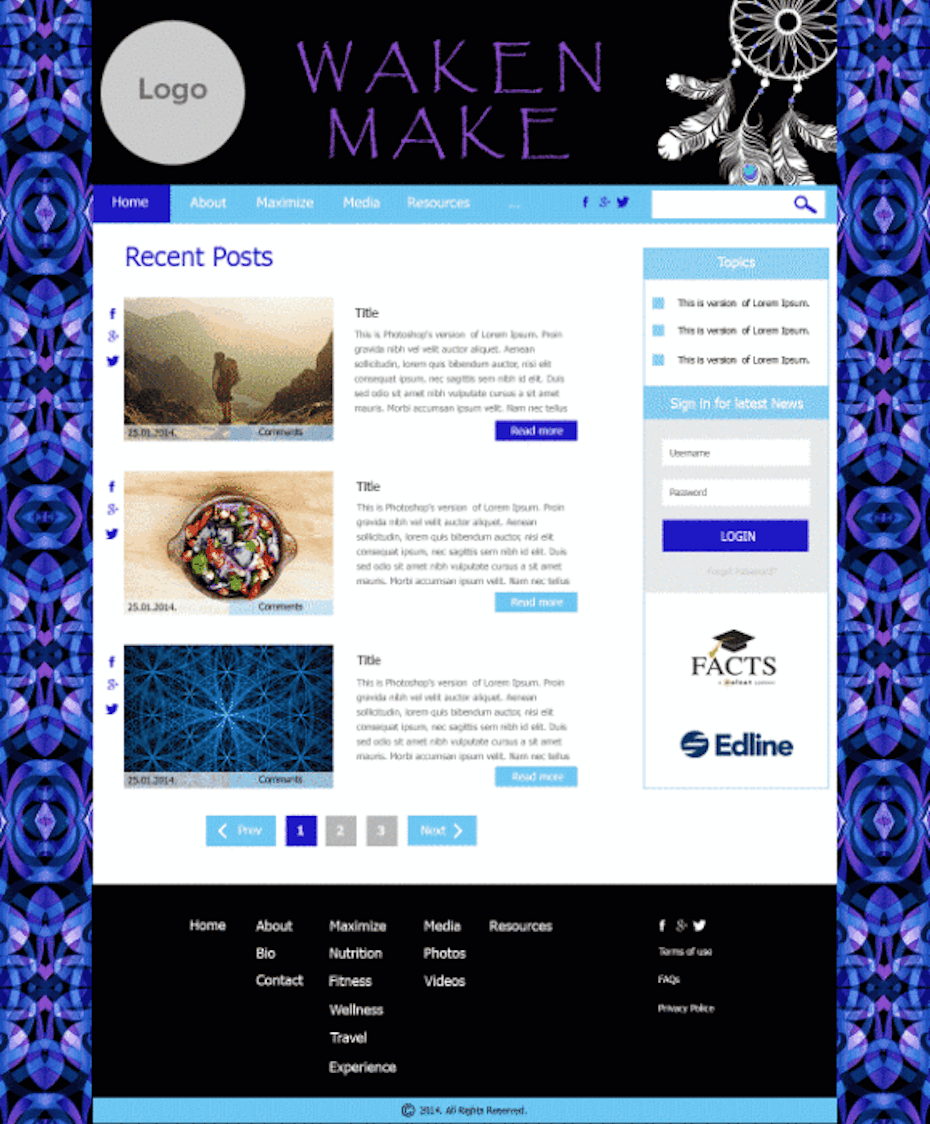 参考になる オシャレなブログのデザイン集 99designs 参考になる オシャレなブログのデザイン集 99designs