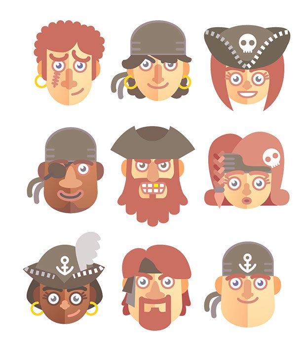 Pirate mascot