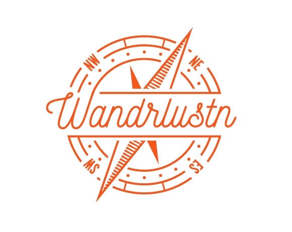 Wandrlustn logo design