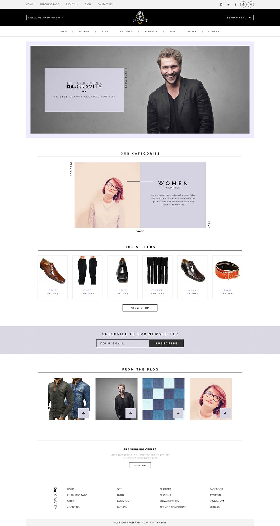 Website design