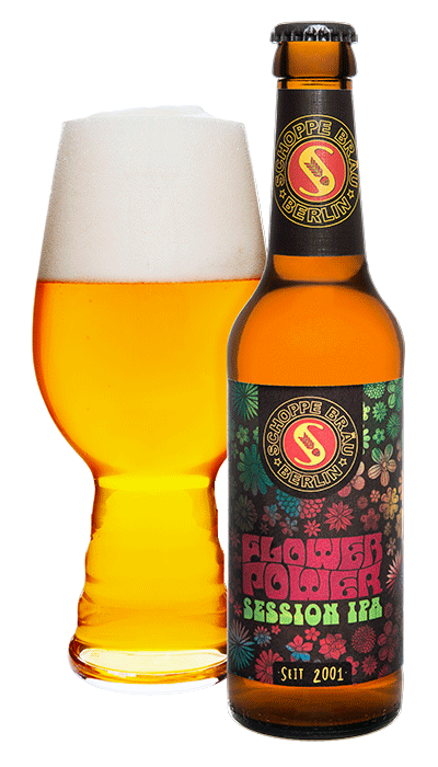 Schoppe Bräu Bieretikett