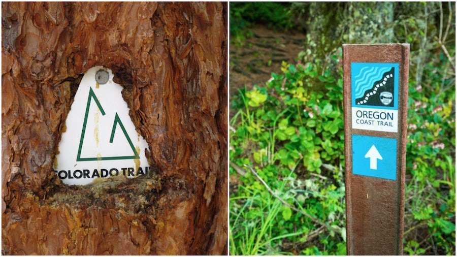hiking trail emblems