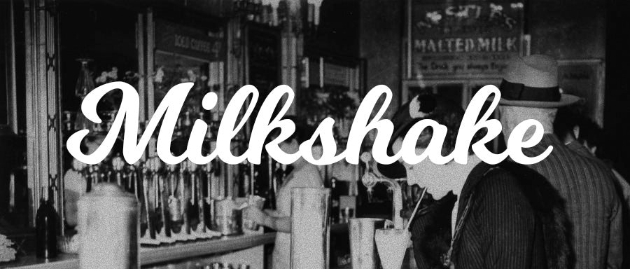milkshake font