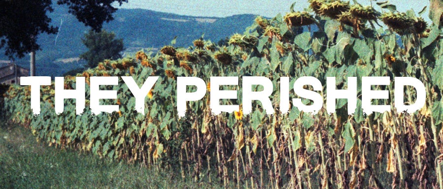 they perished font