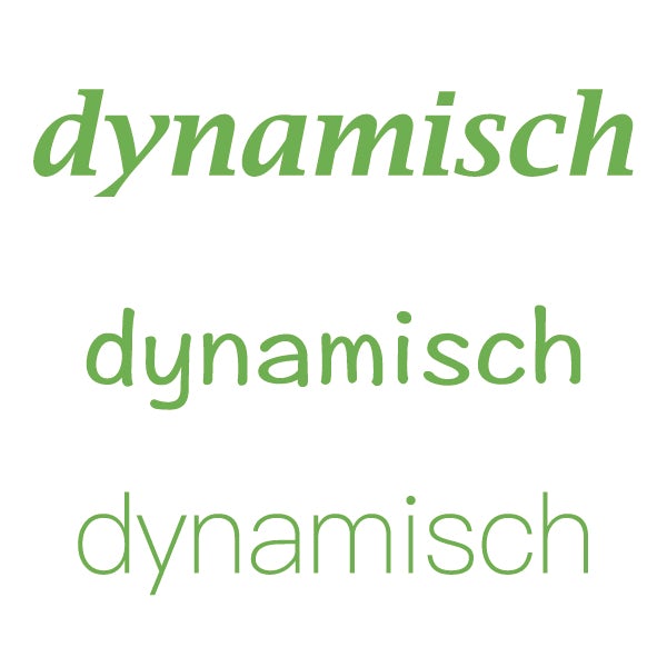 dynamisch typografie