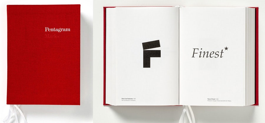 design books: pentagram: marks