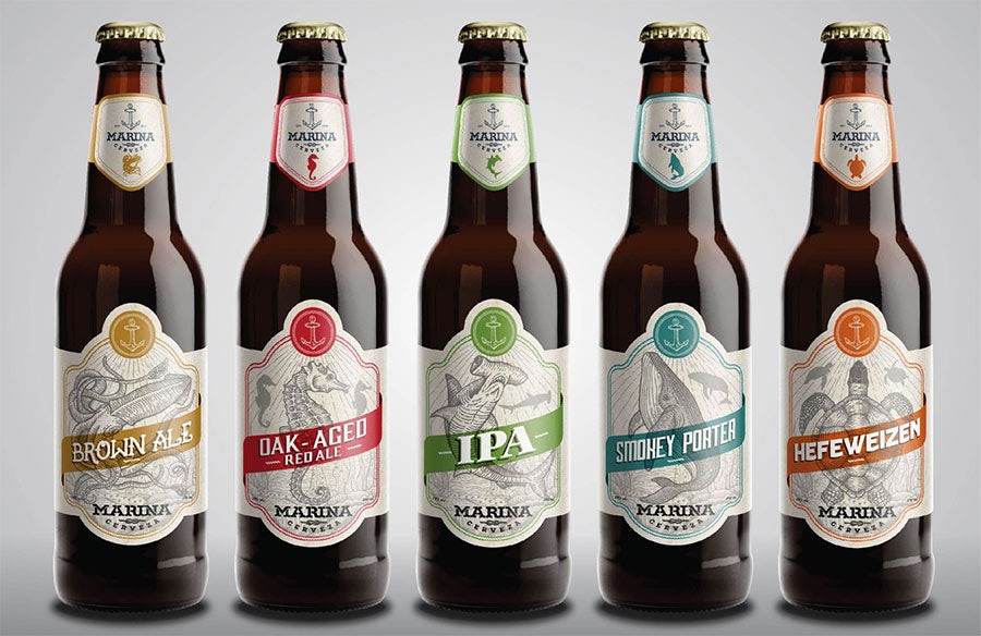 beer label design by MANTSA
