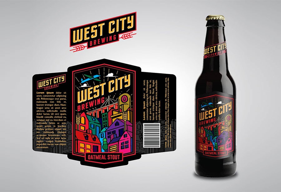 beer label design by MANTSA