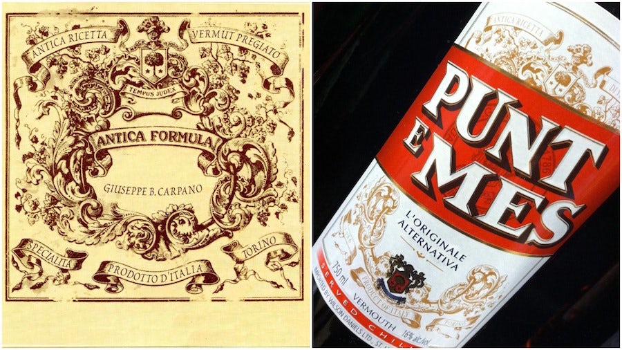 carpano liqueur labels