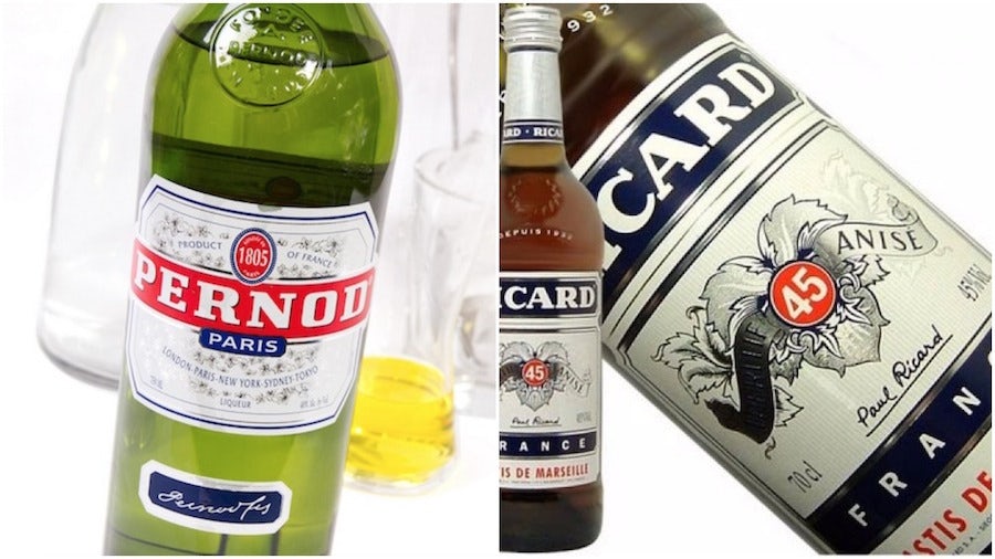 pernod liqueur labels