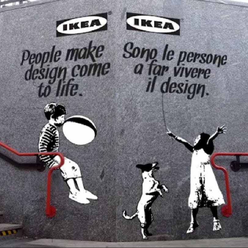 Banksy idea ad