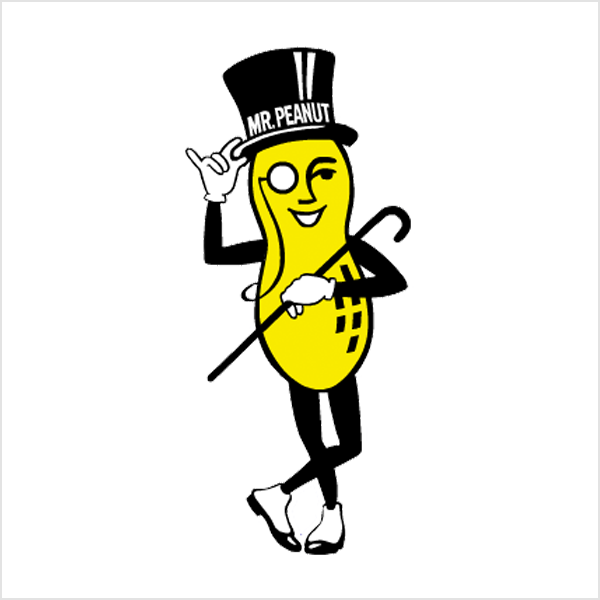 Mr. Peanut mascot logo