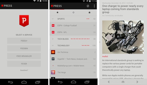 press android app