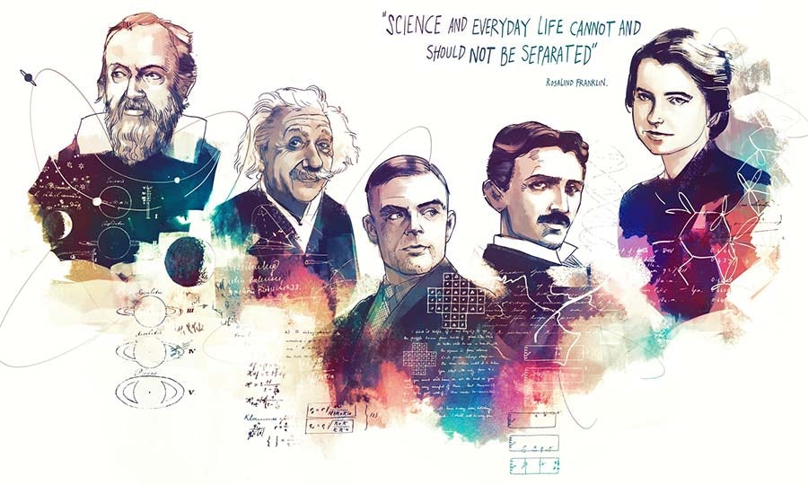 scientist illustration