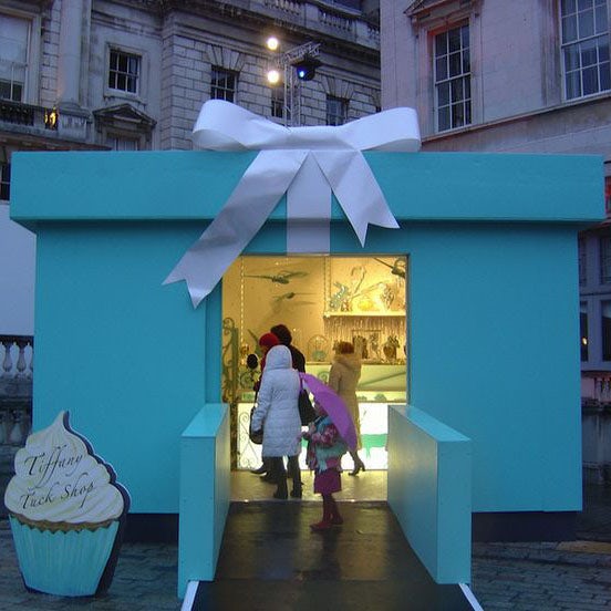tiffany's pop up shop