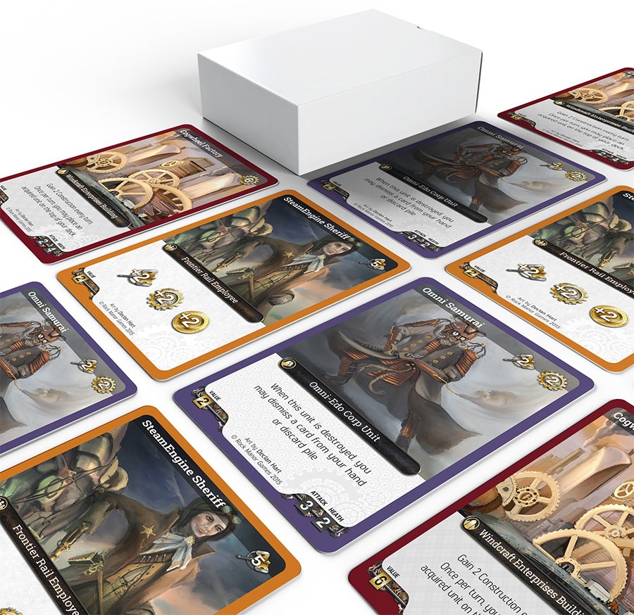steampunk trading cards