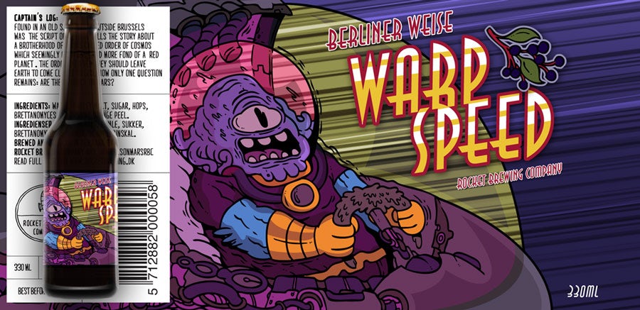 beer label illustration by Ardie Aquino