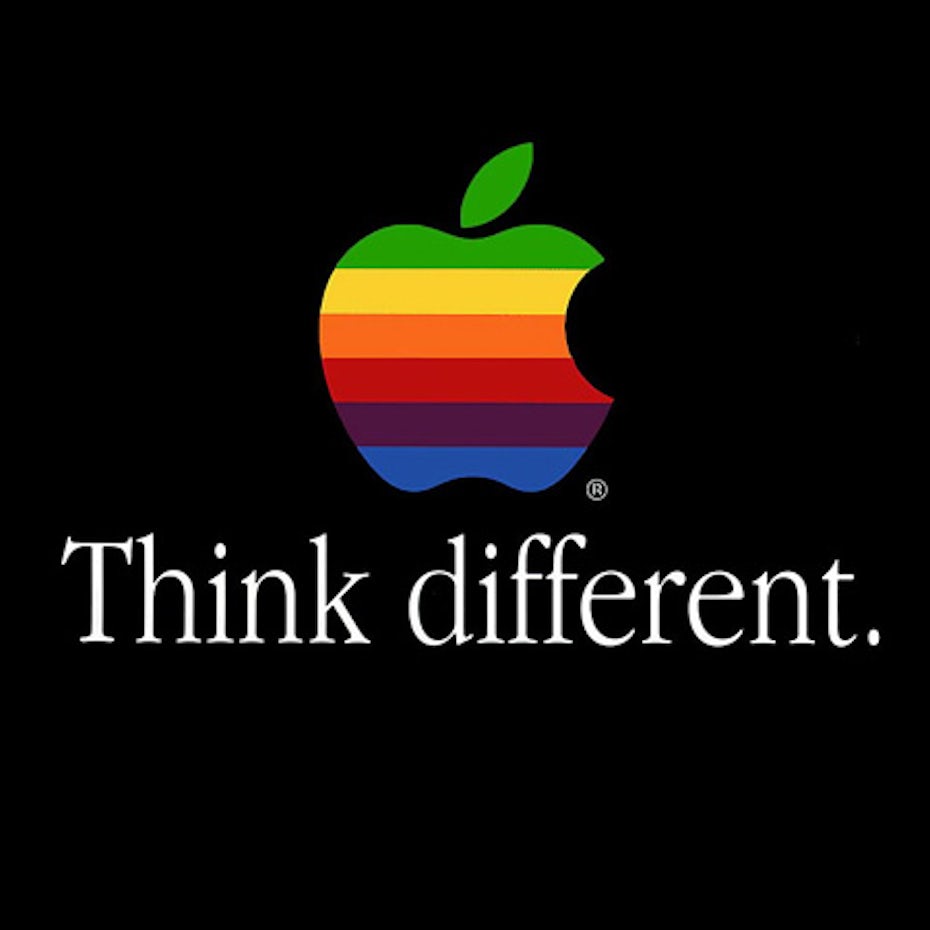 苹果认为不同的标志字体