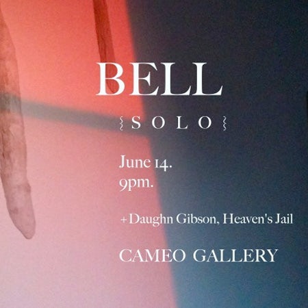 Bell Solo logo with Big Caslon logo fonts