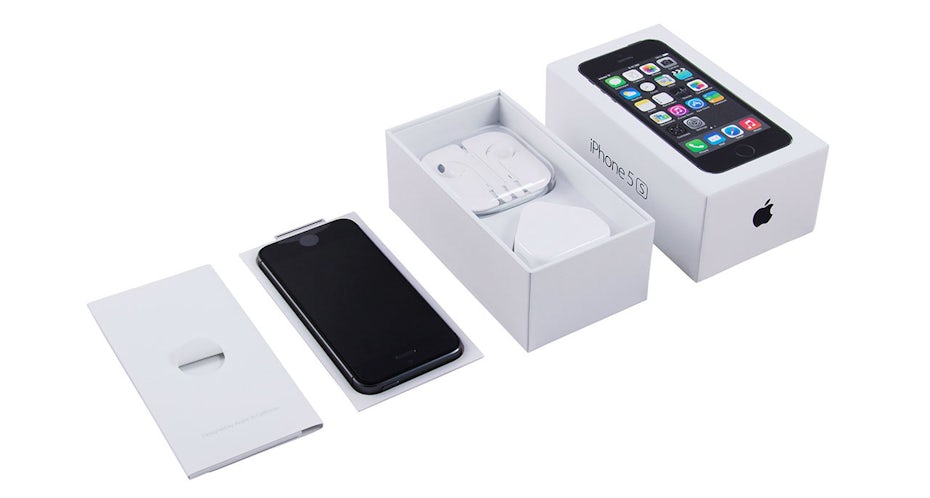 Apple iPhone product packaging
