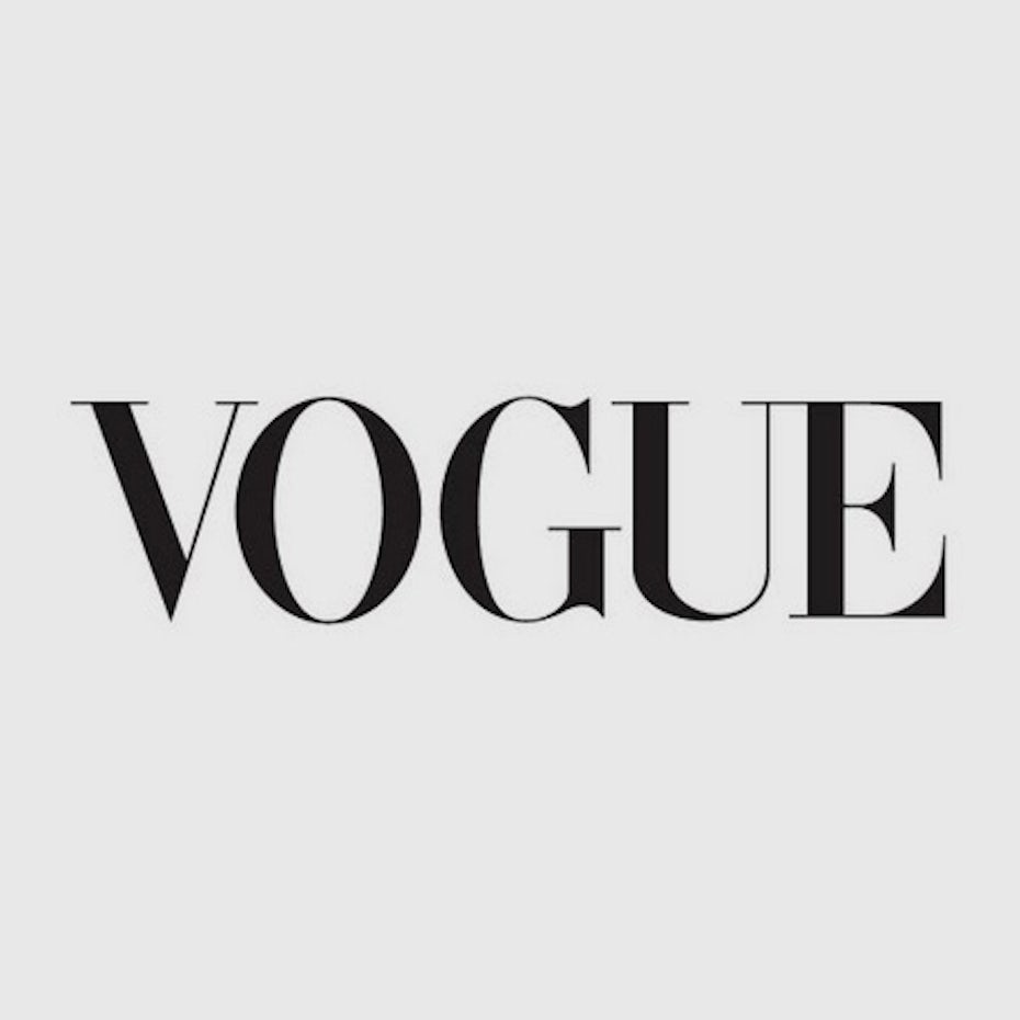 Vogue标志字体