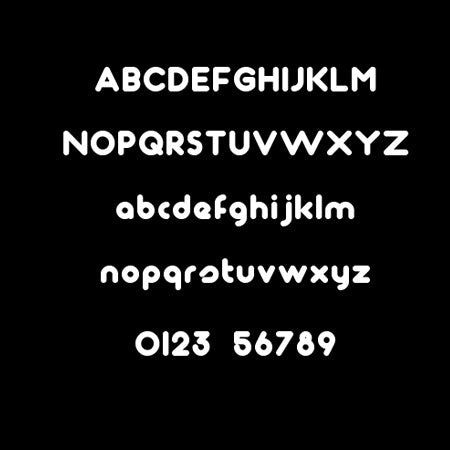 Tondo font example